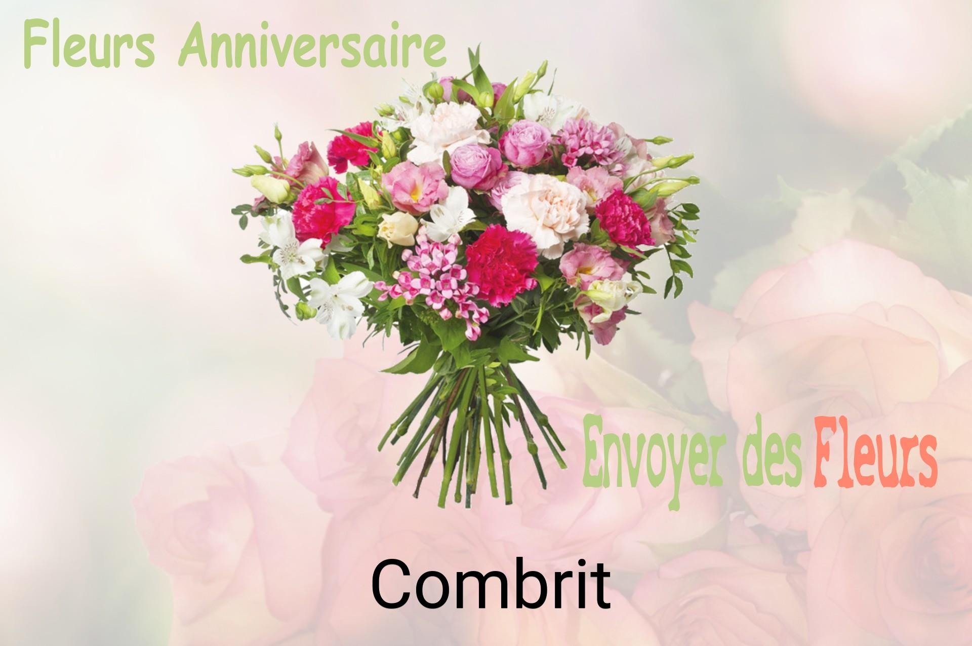 Bouquet de fleurs d’anniversaire livré à Combrit