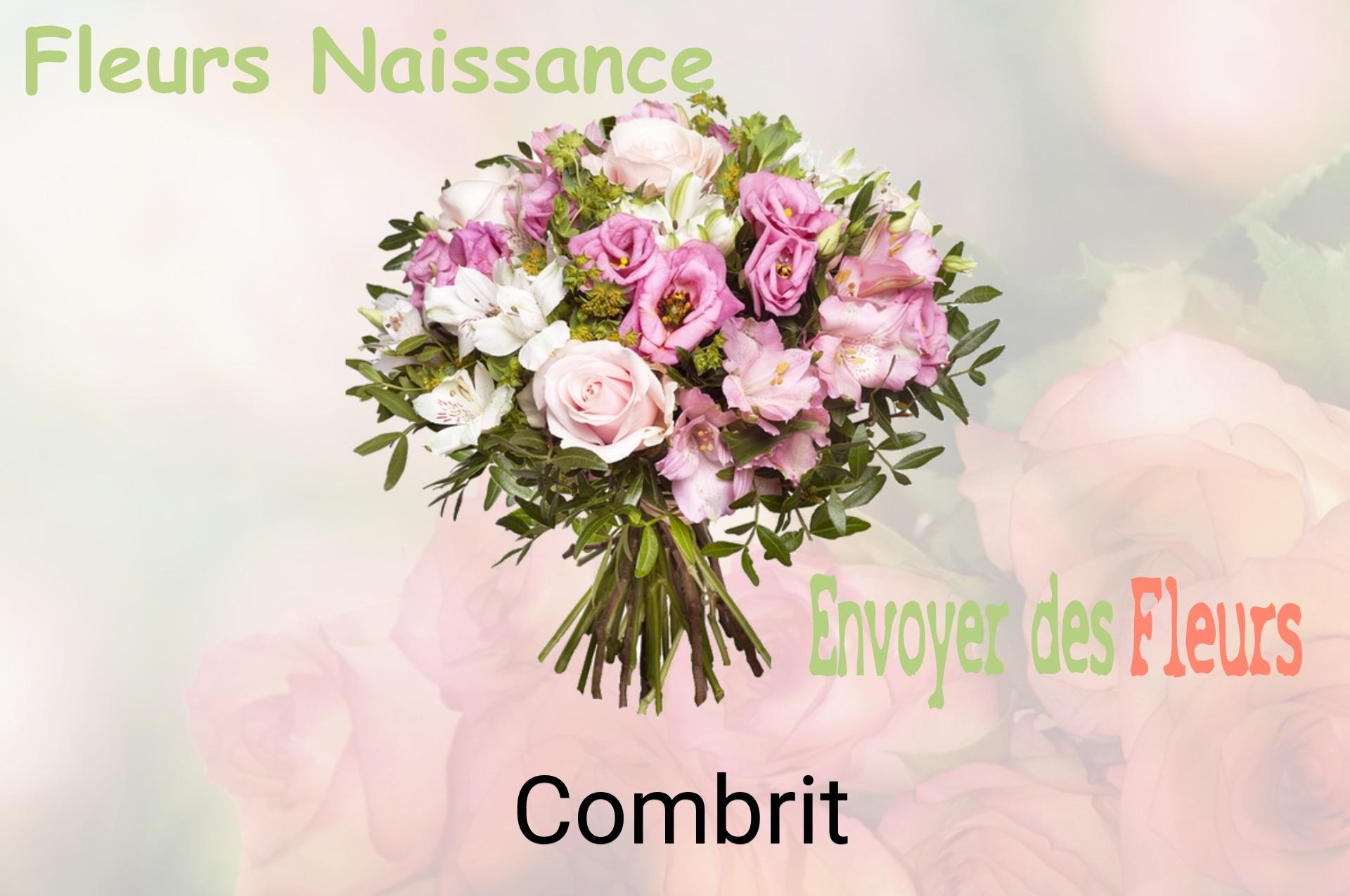 Bouquet de fleurs de naissance livré à Combrit